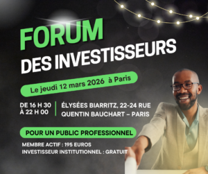 Le Forum des Investisseurs 2026 à Paris